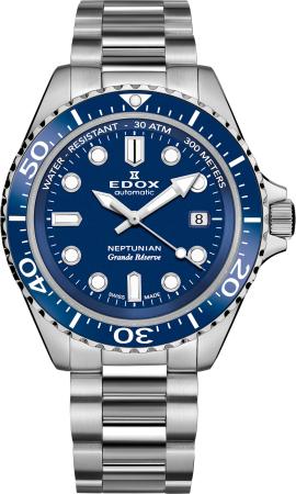 EDOX Neptunian Grande Réserve Date Automatic 80801 3BUM BUIN Men´s Watch